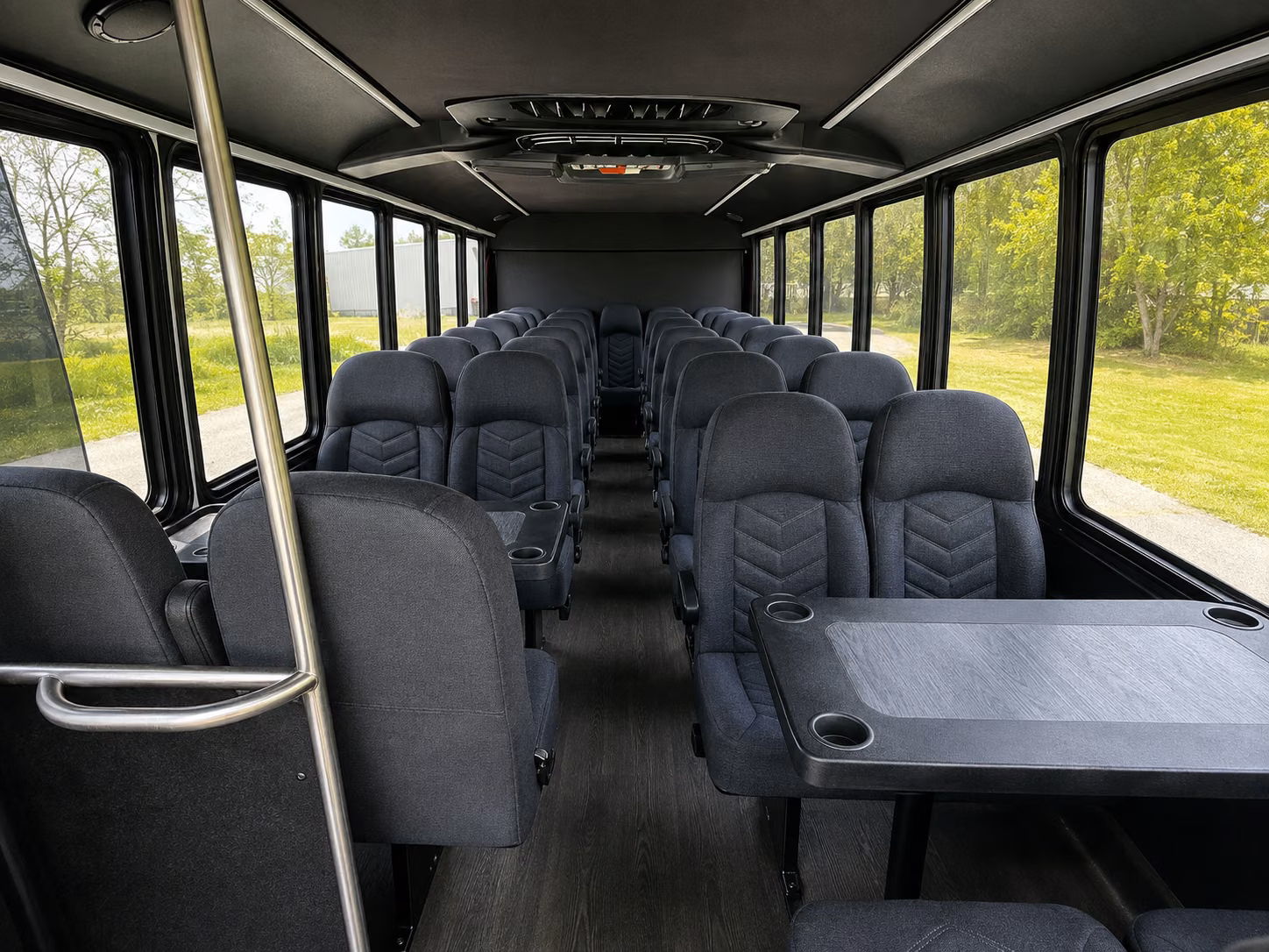 bellevue 20 passenger minibus interior