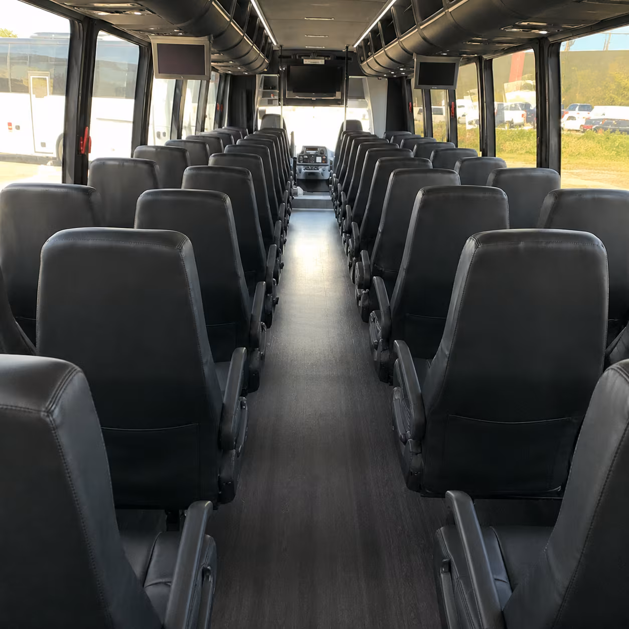bellevue 25 passenger minibus inside