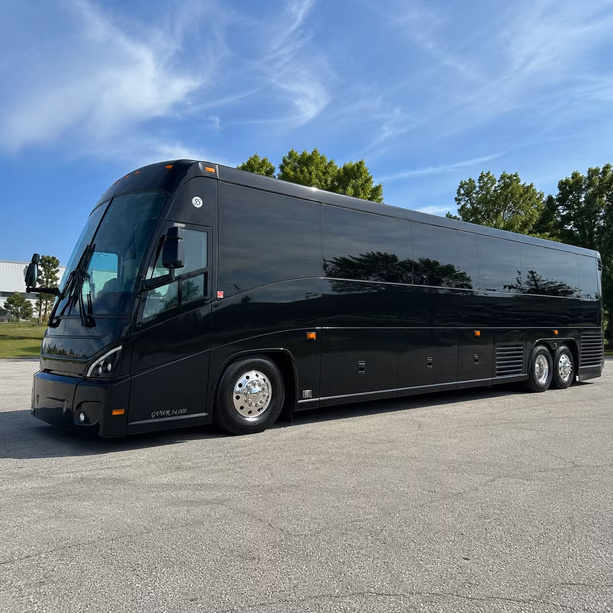 bellevue 47 passenger charter bus