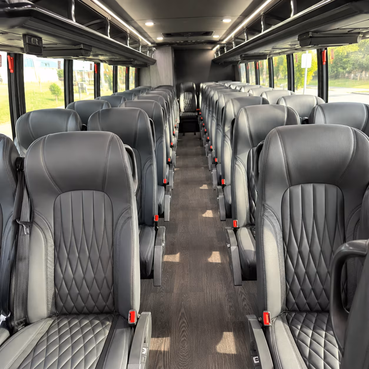 bellevue bus rental service area