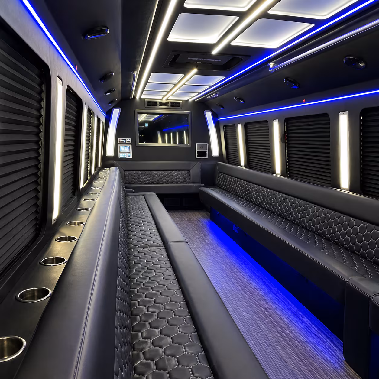 bellevue party bus inside