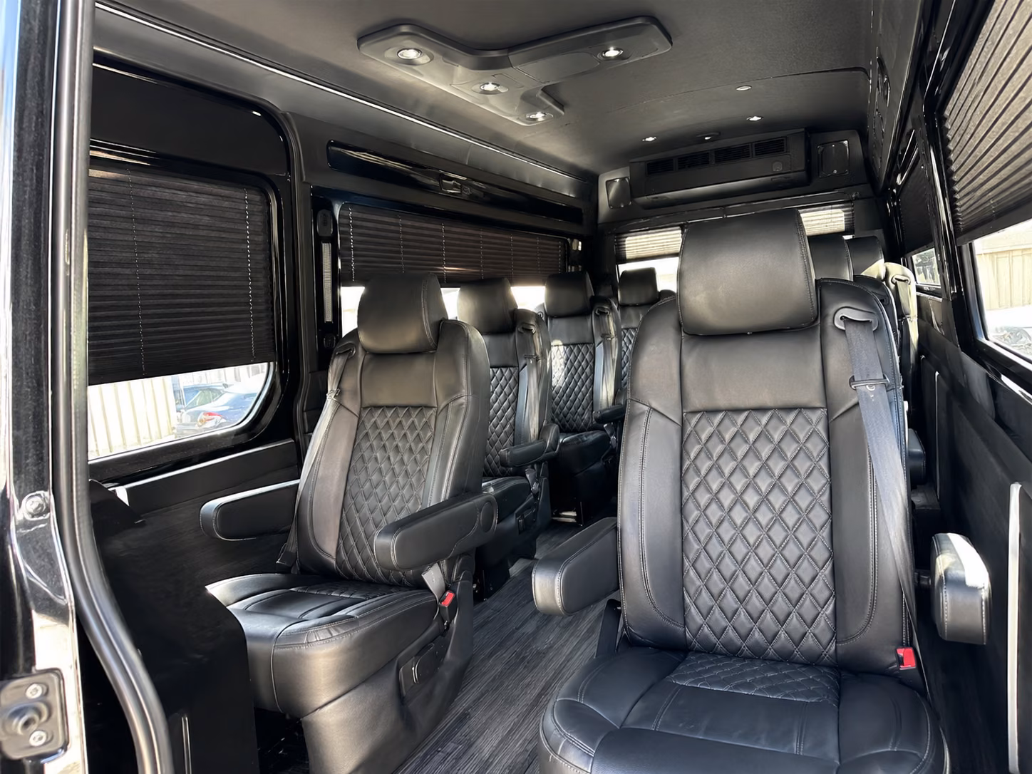bellevue sprinter van with driver inside