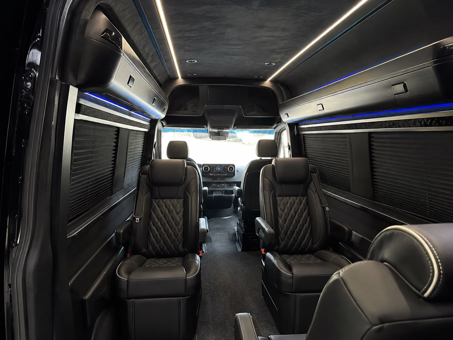 bellevue sprinter van with driver interior