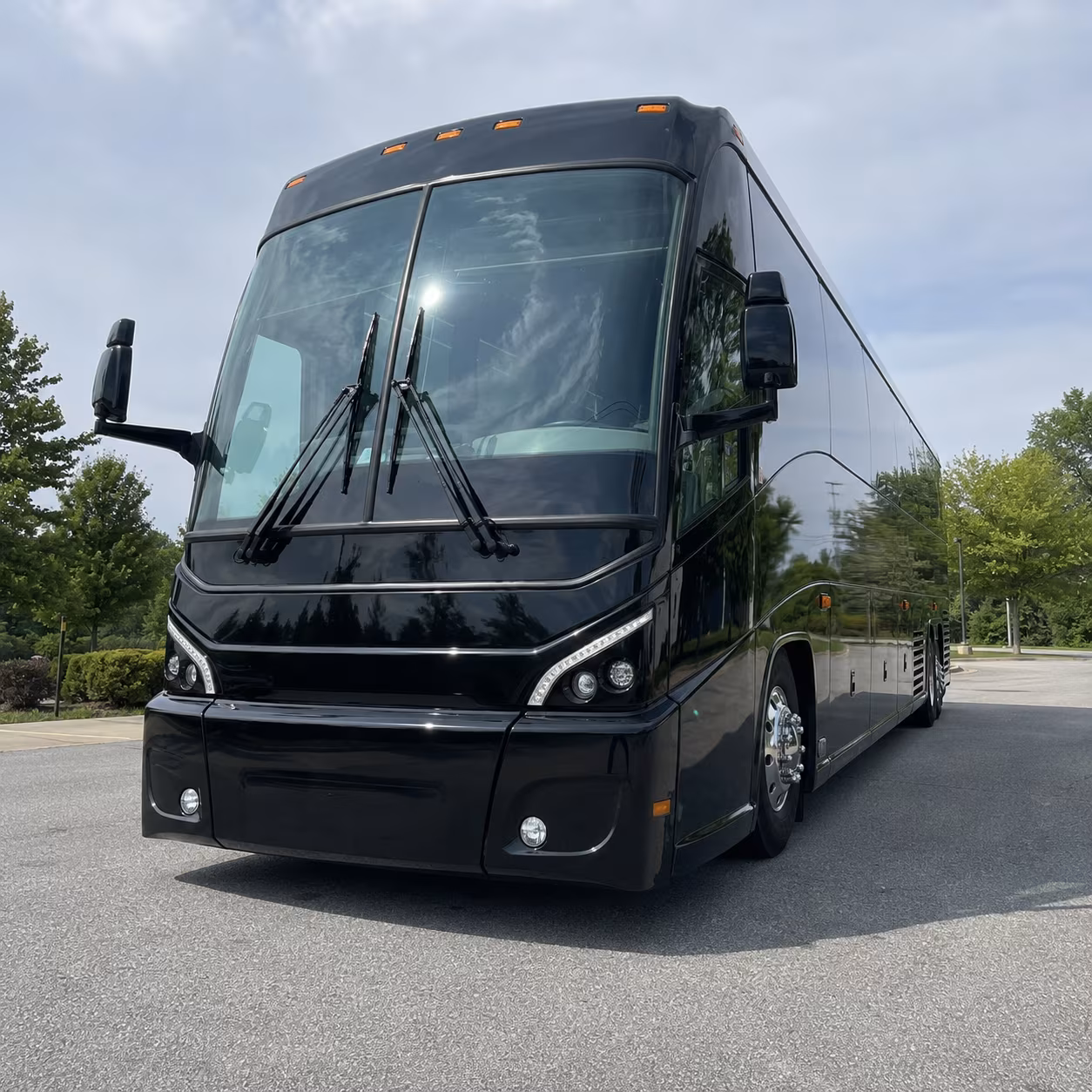 bellevue wedding charter bus rental